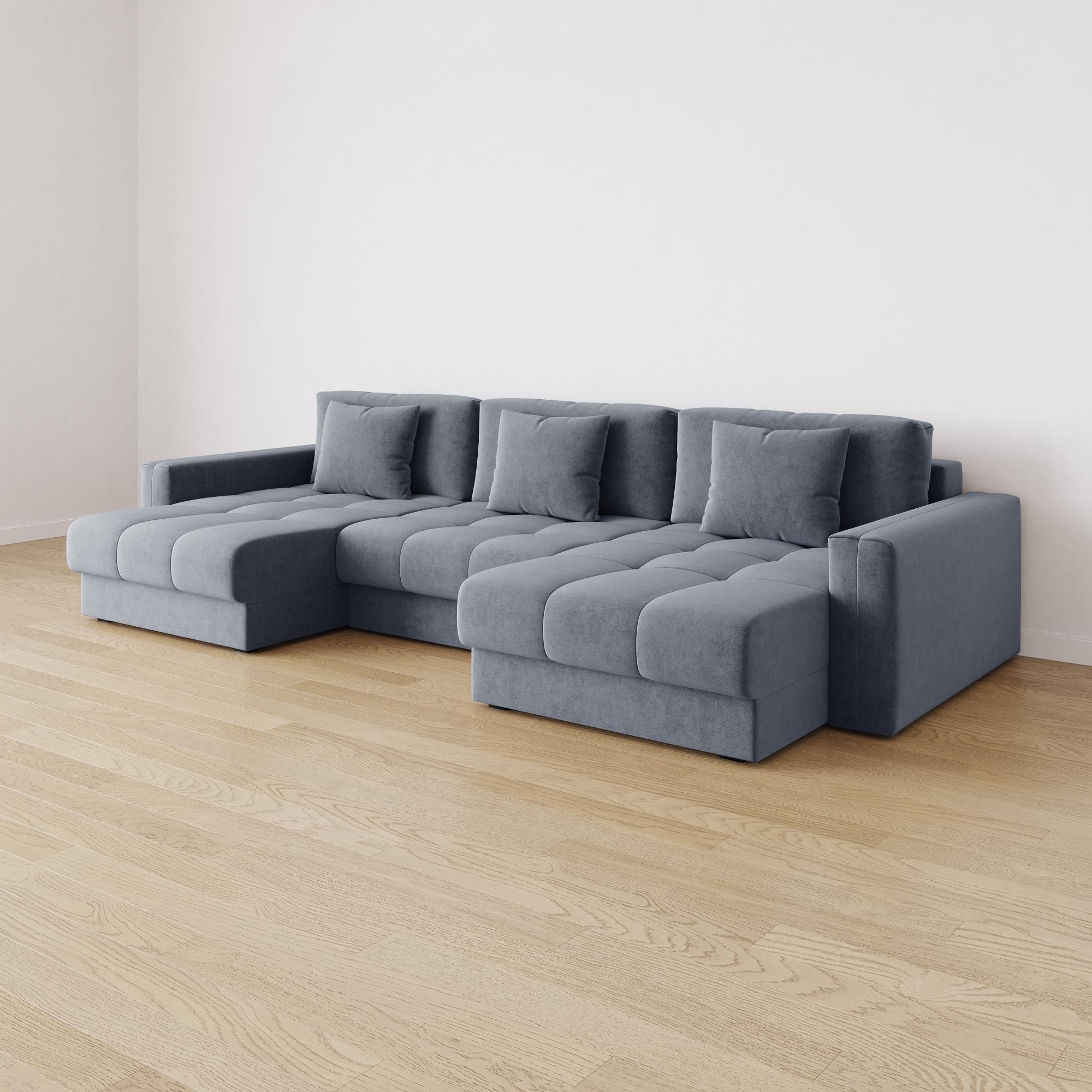 Lazurit Диван угловой П-образный Дензел