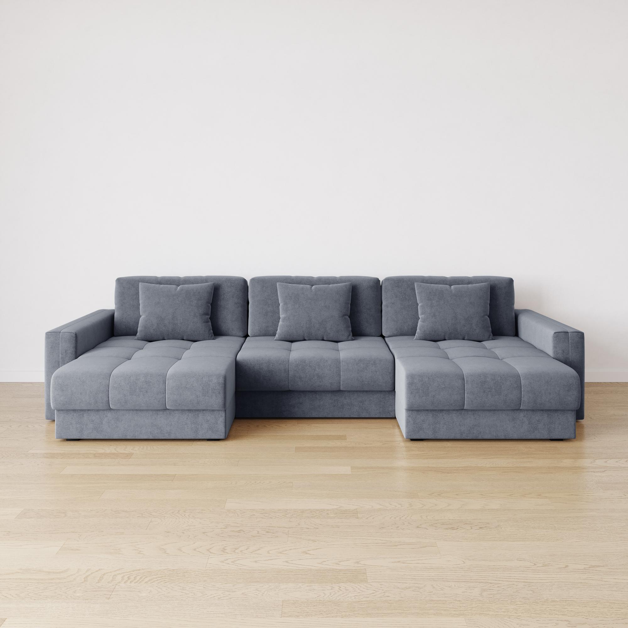 Lazurit Диван угловой П-образный Дензел