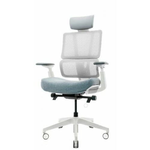 Кресло ортопедическое Falto G2-Pro синхронная система отклонения, сиденье анатомической формы, мягкие подлокотники G2-PRO-GTP11WAL-GY-BLGY серый