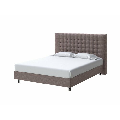 PROxSON Кровать Tallinn Boxspring Standart (Ткань: Велюр Gratta 8 Брауни) 80x200