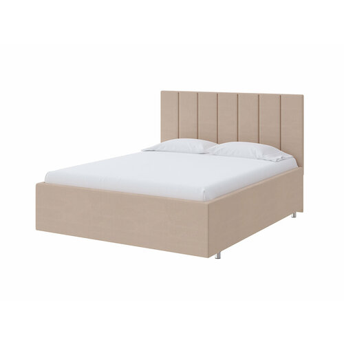 PROxSON Кровать Modern Large (Ткань: Велюр Forest 730 Миндальный) 80x200