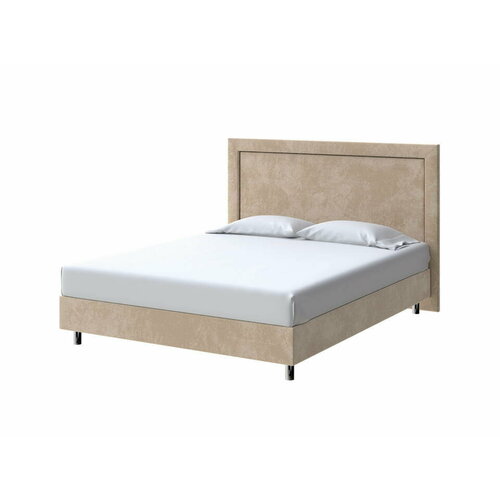 PROxSON Кровать London Boxspring Standart (Ткань: Велюр Лофти Тауп) 200x200