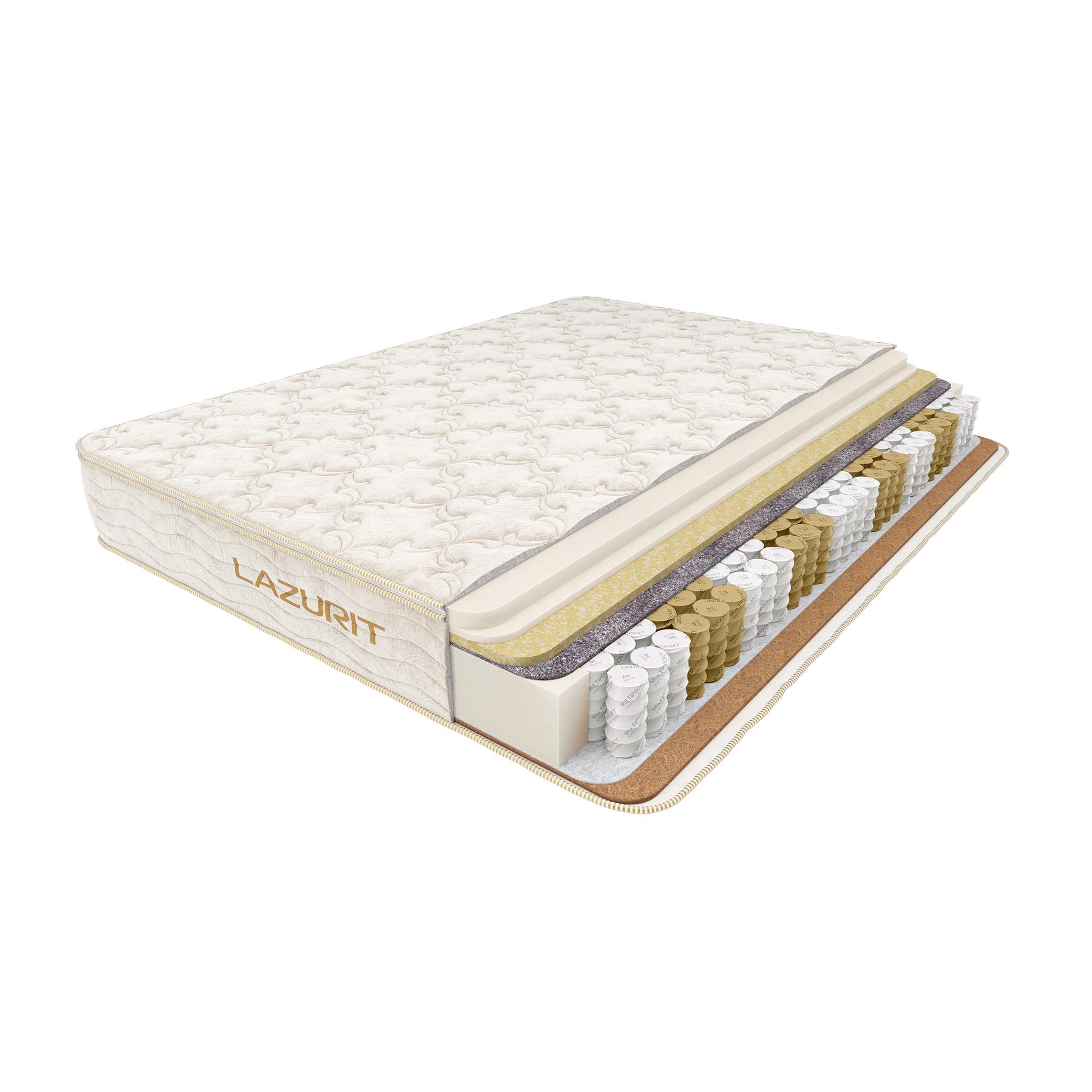 Lazurit Матрас Сапфир 90x200 с системой комфорта Pillow Top и пружинным блоком 9 Zone Multipocket Intellectual Support