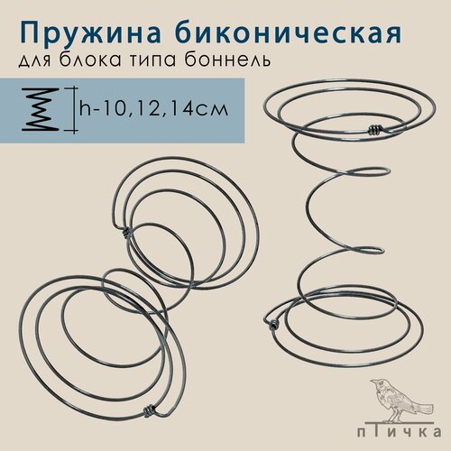 Пружина мебельная тип Боннель 120 мм (10 штук комплект)