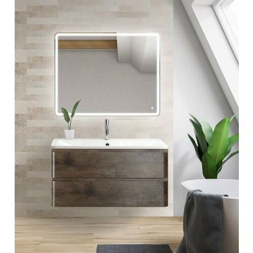 Тумба для комплекта BelBagno ALBANO-800-2C-SO-RNG robere nature grigio