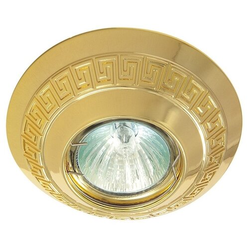 Светильник встраиваемый Акцент "Versace" 710, цвет: золото, MR16 GU5.3