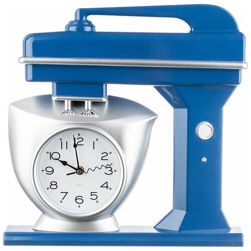 Часы настенные кварцевые Lefard chef kitchen 39 см цвет: синий (220-362)