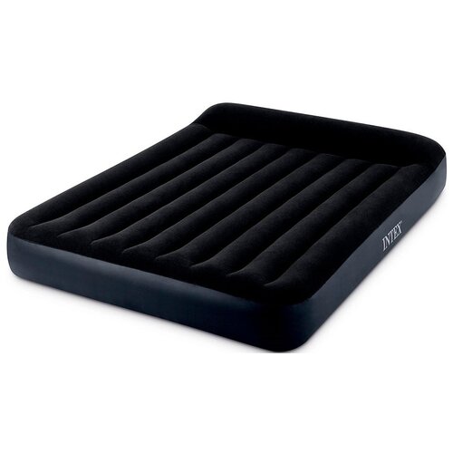 Надувной матрас Intex Pillow Rest Raised Bed Fiber-Tech 64150, 203х152 см, темно-синий