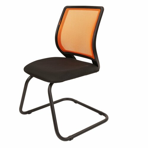 Офисный стул, конференц-кресло CHAIRMAN 699 V, ткань/сетка, оранжевый