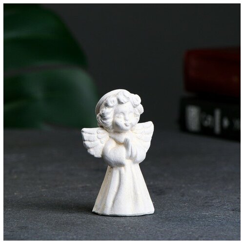 Фигура "Молящийся ангел" позолота высота 6см./В упаковке шт: 2