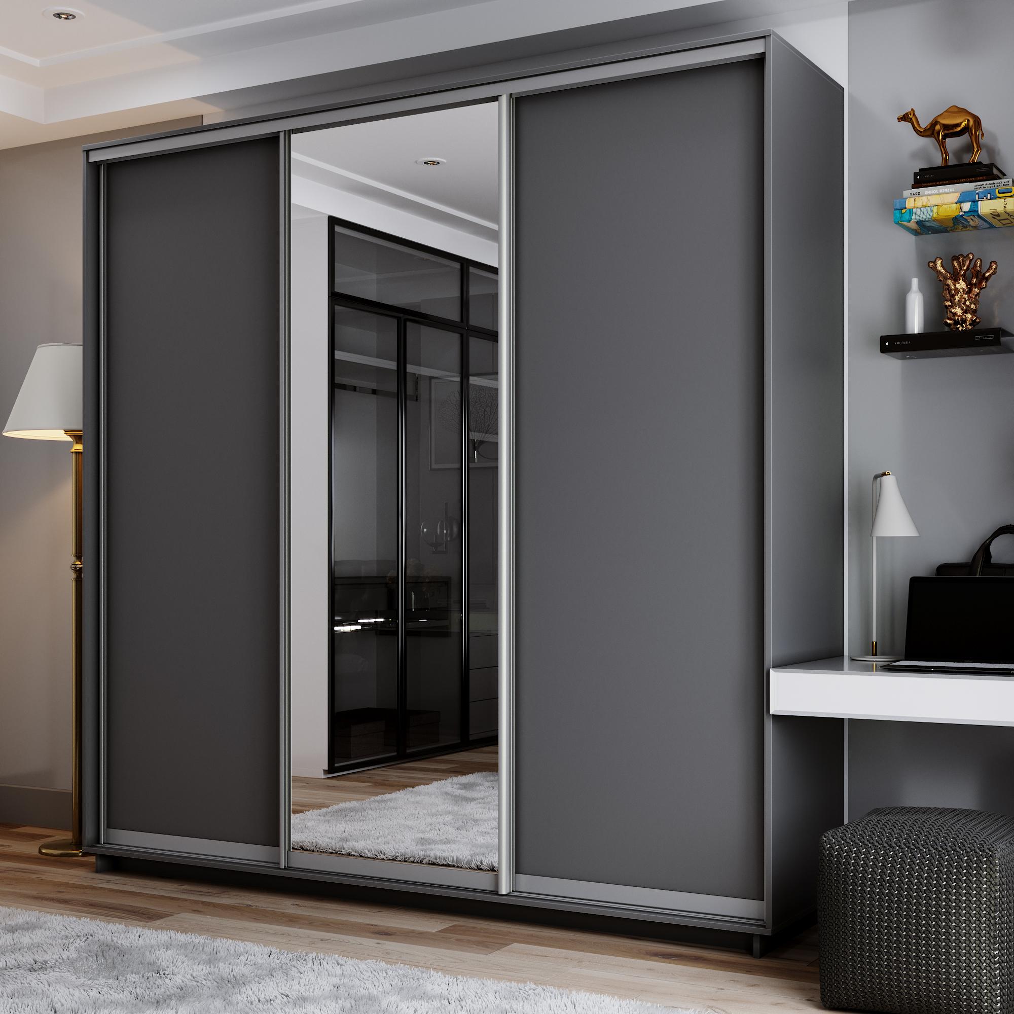 Lazurit Шкаф-купе 3-дверный Фреско