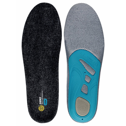 Стельки для обуви Sidas 3Feet Merino Low XXL серый/голубой XXL