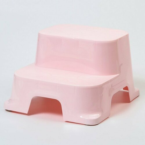 Табурет-подставка детский, цвет светло-розовый (комплект из 2 шт)
