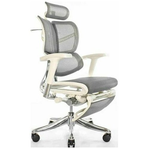 Ортопедическое кресло с подставкой для ног Expert Fly LT White