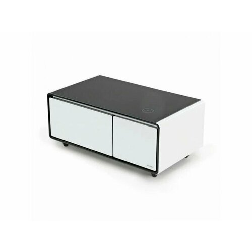 Умный кофейный столик с холодильником Eureka TB90, White+Black