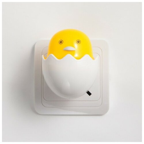 Ночник LED "Цыплёнок в яйце" 6,5х6х6 см