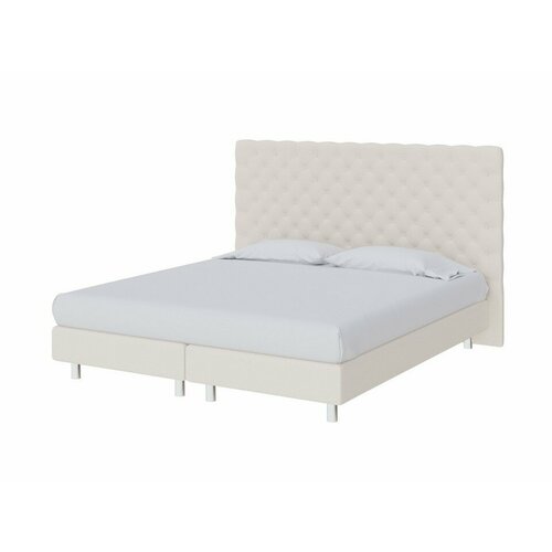 PROxSON Кровать Paris Boxspring Lift (Ткань: Рогожка Savana Milk (молочный)) 180x200