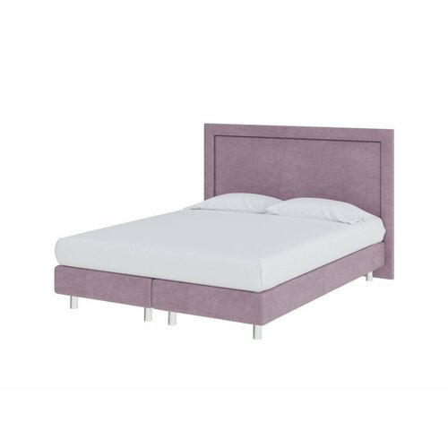 PROxSON Кровать London Boxspring Elite (Ткань: Велюр Лофти Слива) 200x200