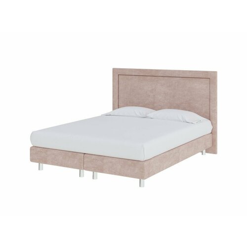 PROxSON Кровать London Boxspring Elite (Ткань: Велюр Лофти Мокко) 90x200