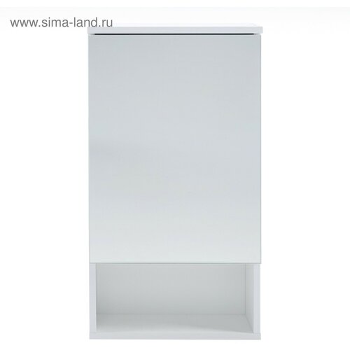 Зеркало-шкаф для ванной комнаты "Вега 5002" белое, 50 х 13,6 х 70 см