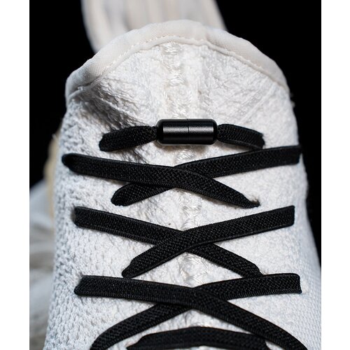 Эластичные шнурки для обуви без завязок / плоские шнypки с металлической застежкой / ленивые шнурки / удобные шнypки