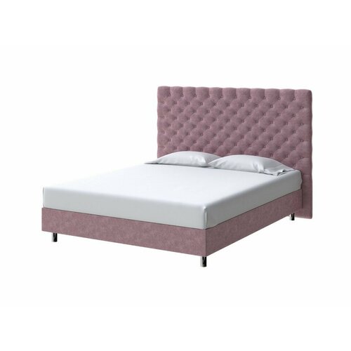 PROxSON Кровать Paris Boxspring Standart (Ткань: Велюр Gratta 6 Ягодный мусс) 140x200