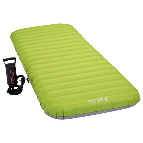 Надувной матрас Intex Roll 'N Go Bed (64780), 191х76 см, салатовый