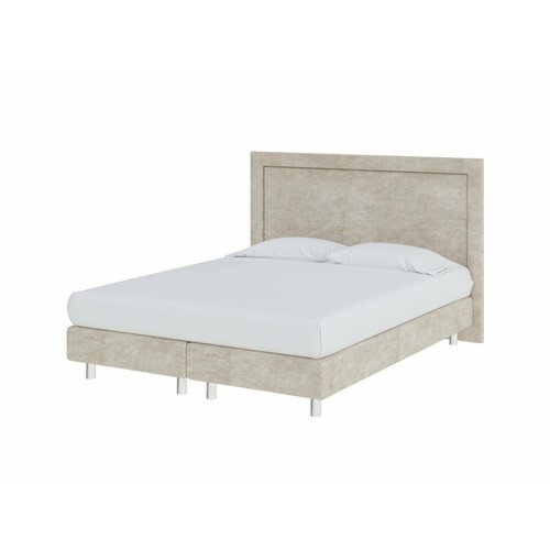 PROxSON Кровать London Boxspring Lift (Ткань: Велюр Лофти Тауп) 200x200