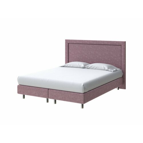 PROxSON Кровать London Boxspring Elite (Ткань: Велюр Gratta 6 Ягодный мусс) 80x200