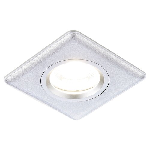 Светильник Ambrella light Alum P2350 SL серебро, GU5.3, 50 Вт, цвет арматуры: серебристый, цвет плафона: серебристый
