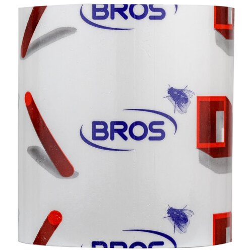 Bros (Брос) липкая полоска от мух (специальный объемный рисунок), 1 шт
