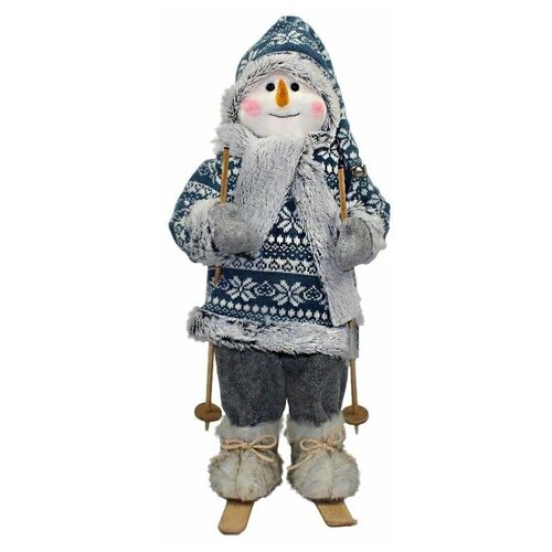 Фигура под ёлку снеговик В скандинавской куртке, 60 см, Peha Magic