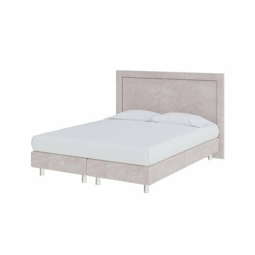 PROxSON Кровать London Boxspring Lift (Ткань: Велюр Лофти Бежевый) 160x200