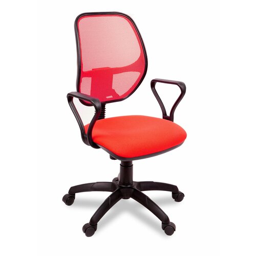Компьютерное офисное кресло Мирэй Групп Марс самба люкс, Ткань, Красное