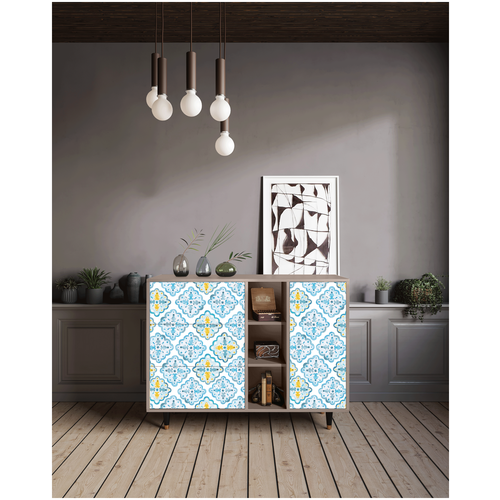 Комод - STORYZ - BS2 Portugese tiles, 125 x 97 x 48 см, Бежевый