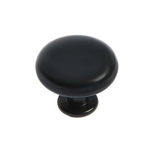 Ручка кнопка TUNDRA РК120BL, черная