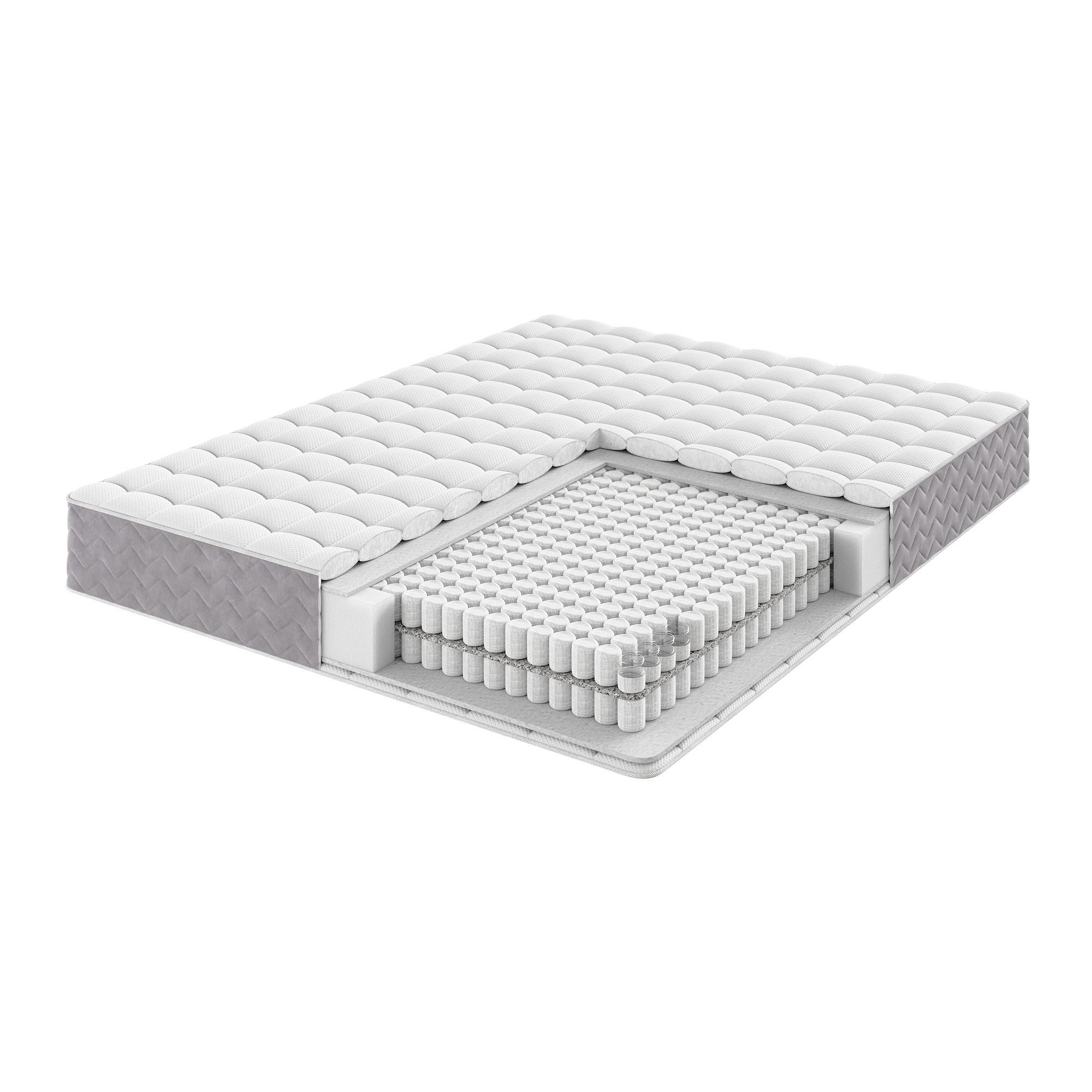 Lazurit Матрас Grey line 200x200 с пружинным блоком Pocket Spring Standart