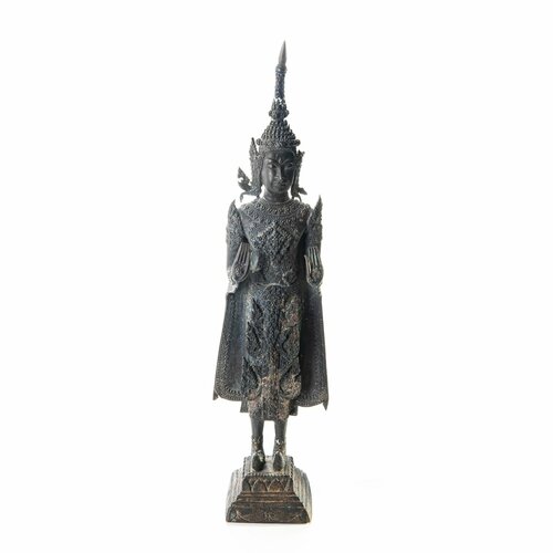 Статуэтка "Будда понедельника", бронза, литье, Камбоджа, 1910-1940 гг.