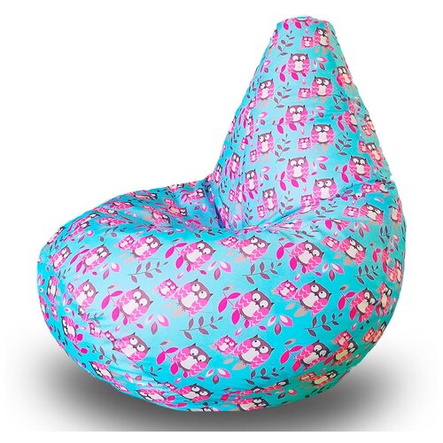 Bean Joy кресло-мешок Груша, размер XXXL, оксфорд, Совы