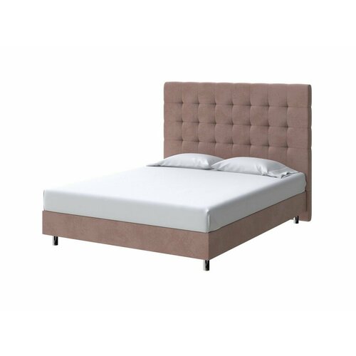 PROxSON Кровать Madrid Boxspring Standart (Ткань: Велюр Ultra Горячий шоколад) 180x200