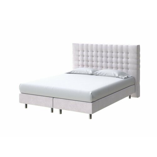 PROxSON Кровать Tallinn Boxspring Elite (Ткань: Велюр Casa Лунный) 160x200