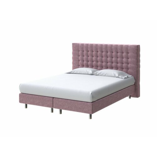 PROxSON Кровать Tallinn Boxspring Elite (Ткань: Велюр Gratta 6 Ягодный мусс) 140x200