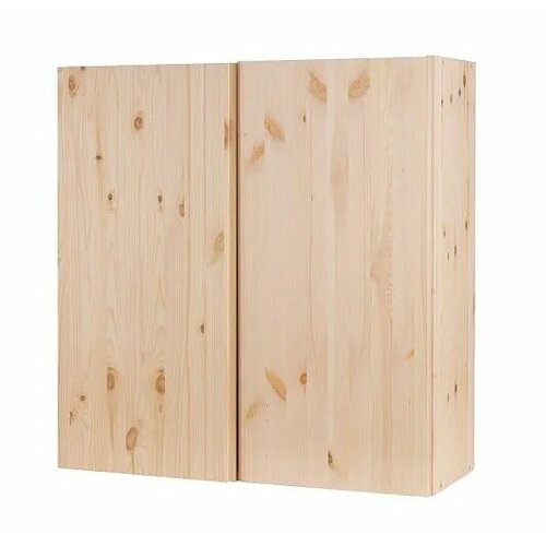 Шкаф настенный Ивар / IVAR, 80х30х83, натуральное дерево