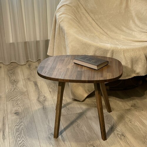 Журнальный столик ArtLab Aurora №9, массив дерева, лофт, 48х58х45 см