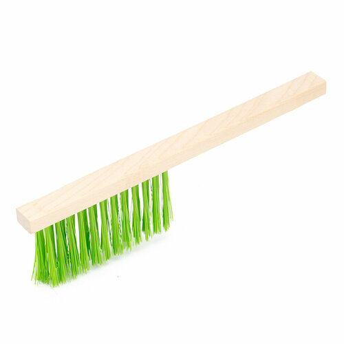 Щетка-сметка 3-рядная, 320 мм, деревянная ручка Сибртех
