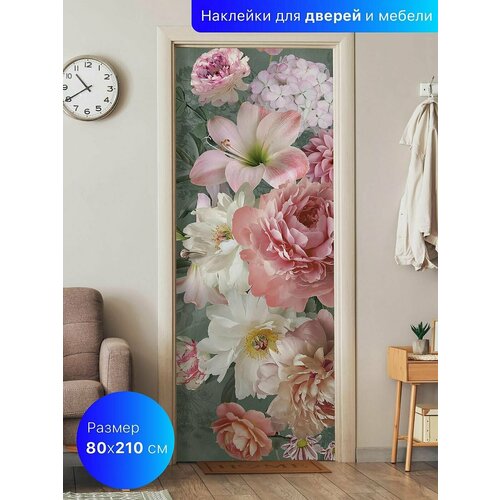 Самоклеящаяся пленка для мебили и дверей 80х210 см. Интерьерная наклейка на дверь.