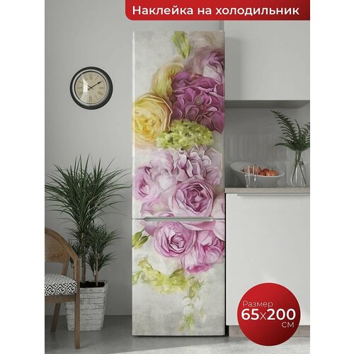 Самоклеящаяся пленка на холодильник. Интерьерная наклейка для мебели.