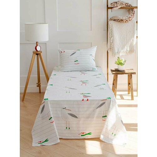 Простыня 150х260, YERRNA, перкаль, белый, с2072шв/212421