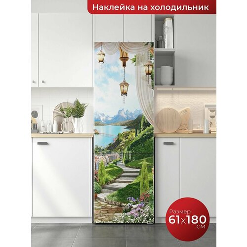 Самоклеящаяся пленка на холодильник. Интерьерная наклейка для мебели.