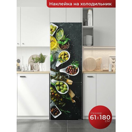 Самоклеящаяся пленка на холодильник. Интерьерная наклейка для мебели.